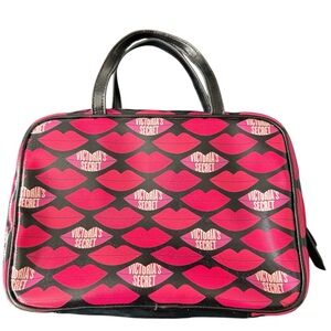 Victoria’s Secret Hanging Travel Lips Makeup Bag Cosmetic Organizer